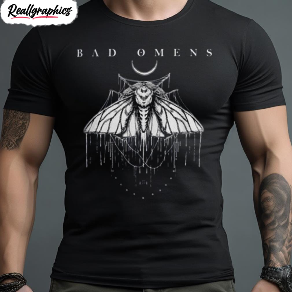 bad omens moth shirt