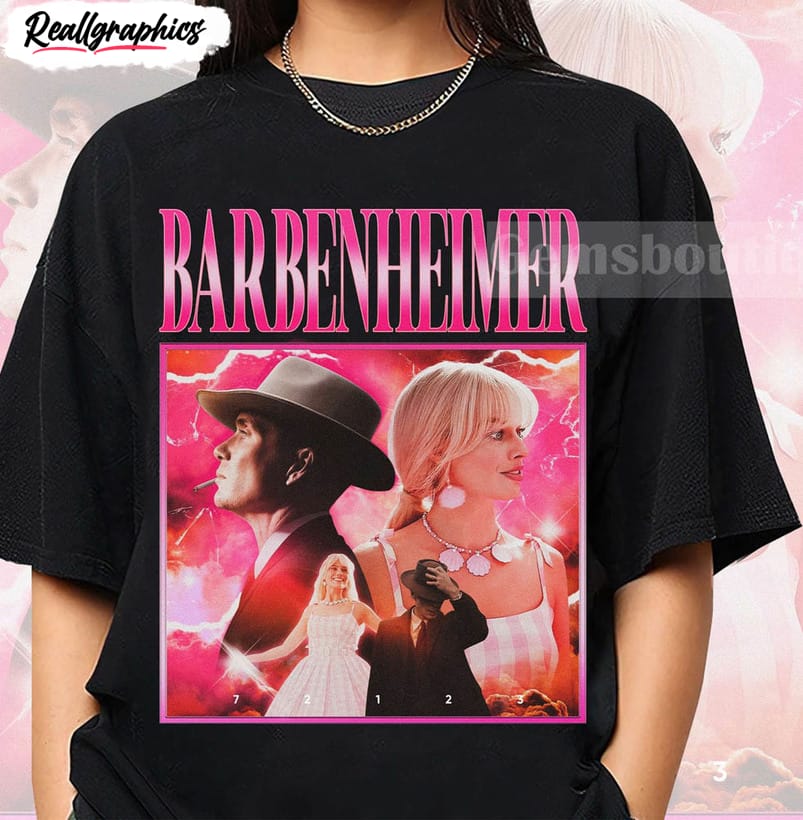 barbenheimer barbie the destroyer of word shirt, christopher nolan unisex shirt