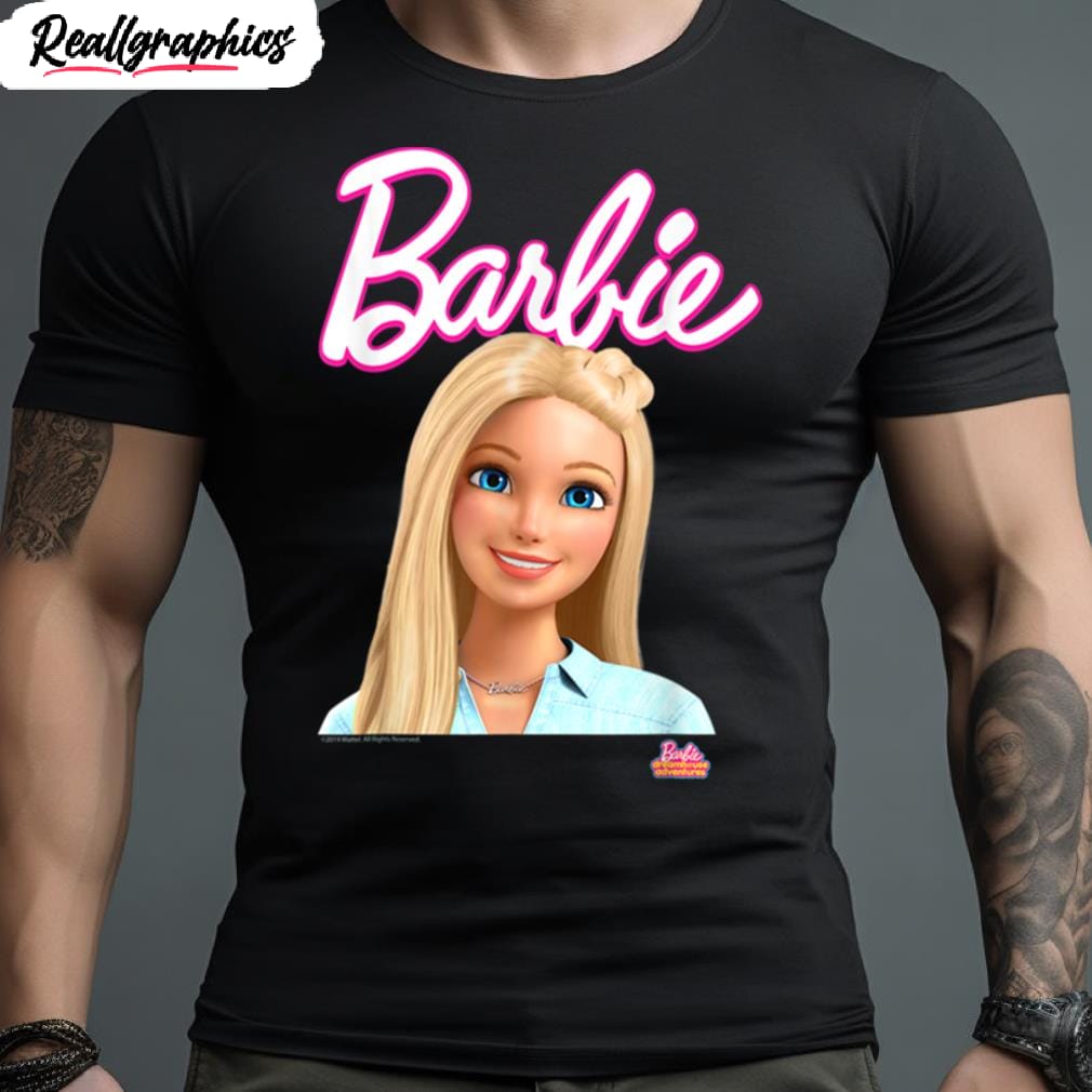 barbie dreamhouse adventures barbie portrait t shirt