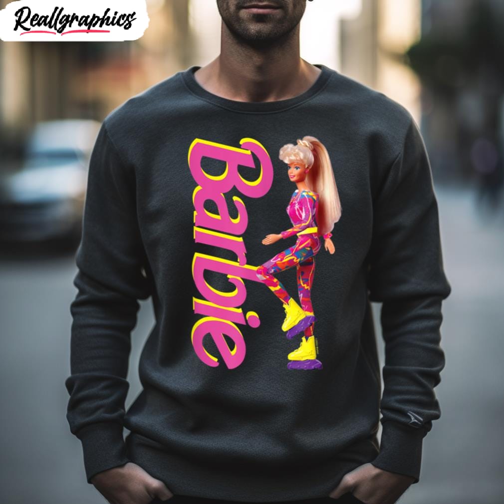 barbie hot skatin' retro barbie t shirt