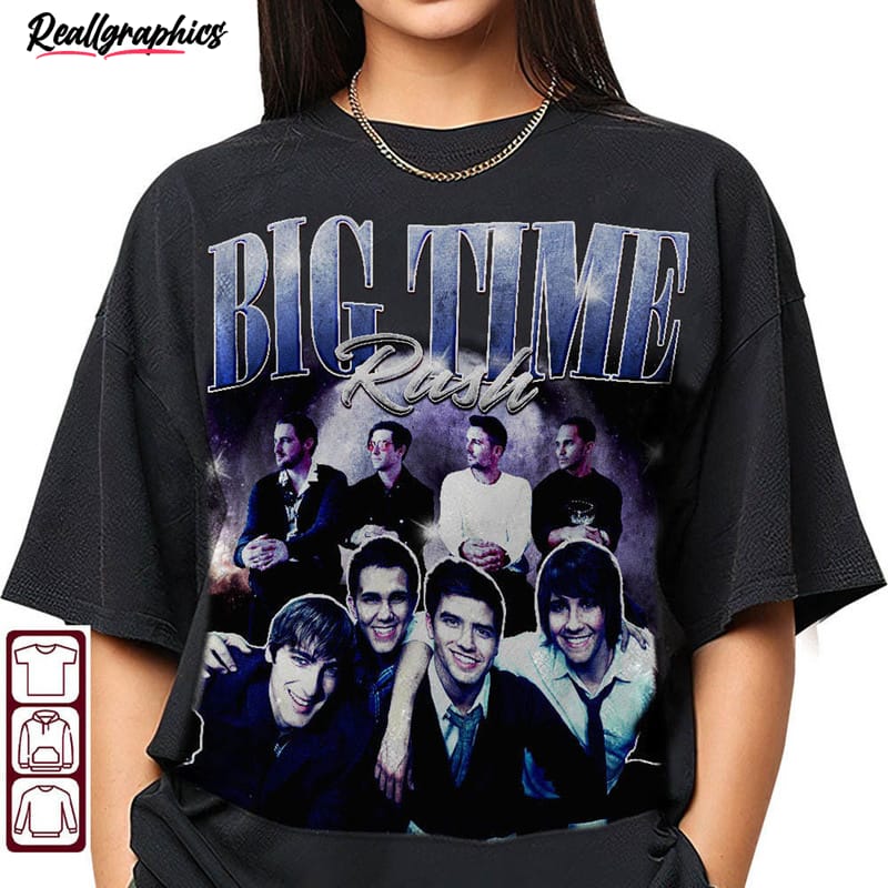 Big Time Rush Band 90s Vintage Shirt, Rock Music Unisex T-shirt