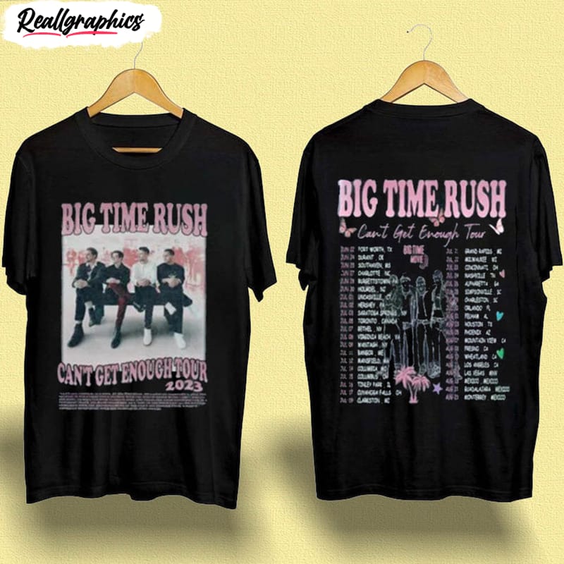 big time rush band shirt, cant get enough tour sweatshirt crewneck