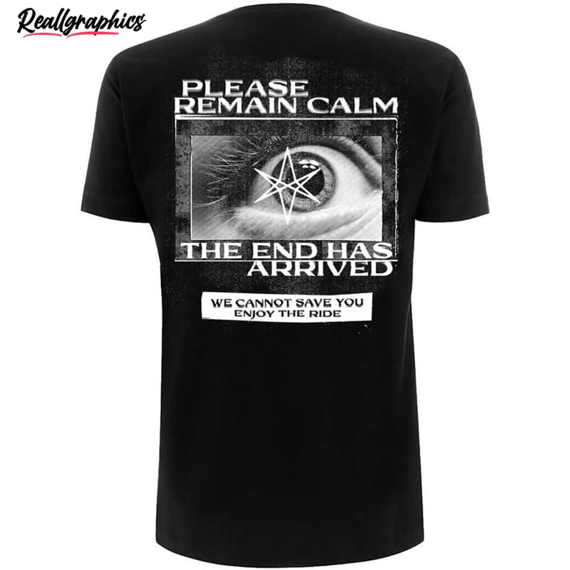 bring me the horizon shirt, remain calm unisex apparel