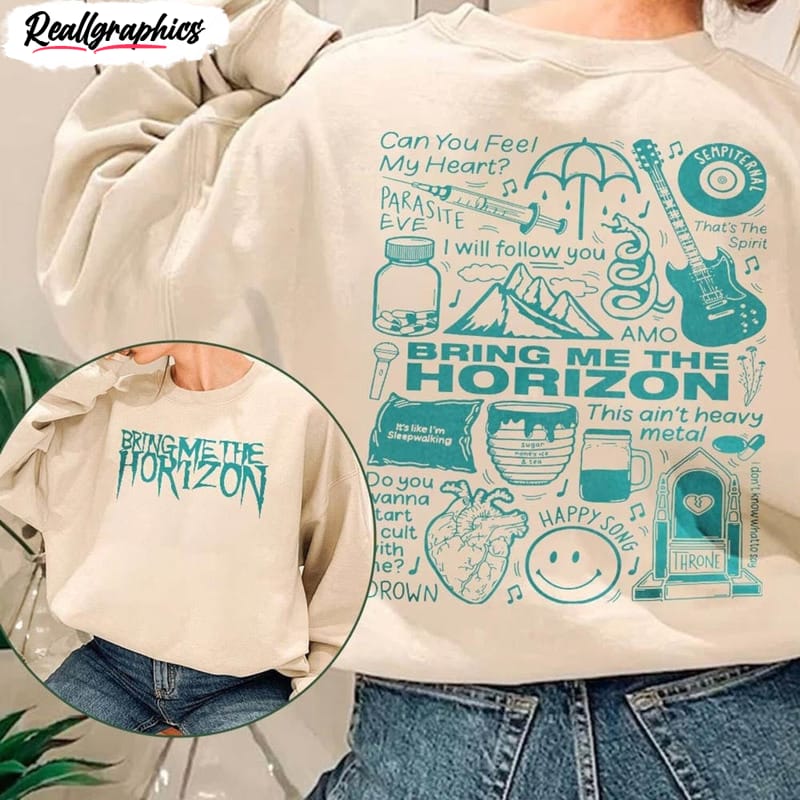 bring me the horizon trendy shirt, horizon band hoodie