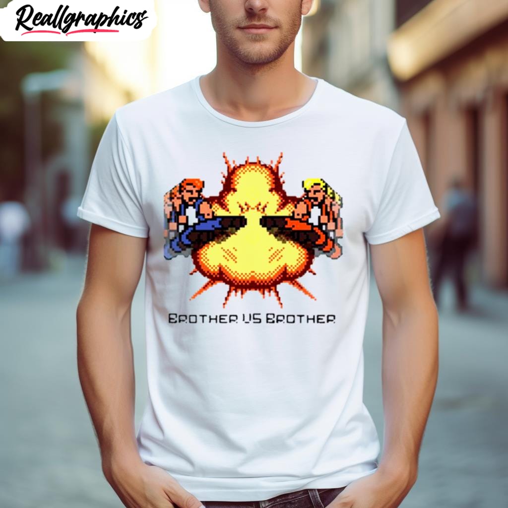 brother vs brother double dragon shirt