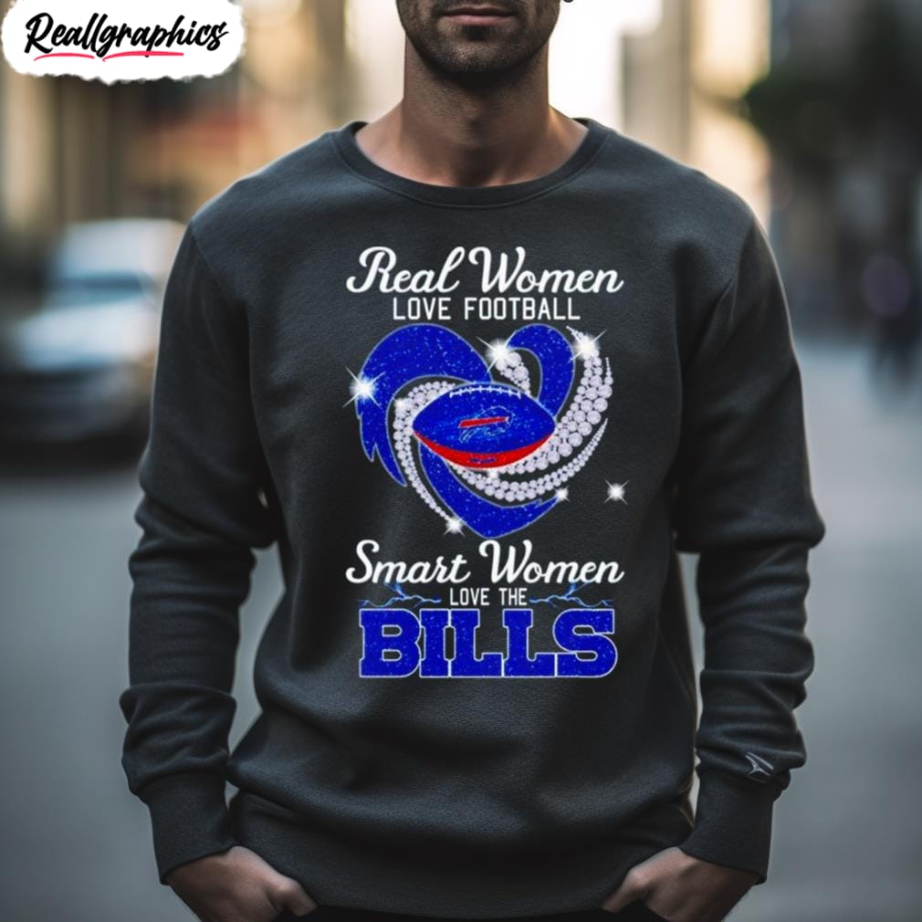 Women's Vintage Support Buffalo Bills Football Sweatshirt