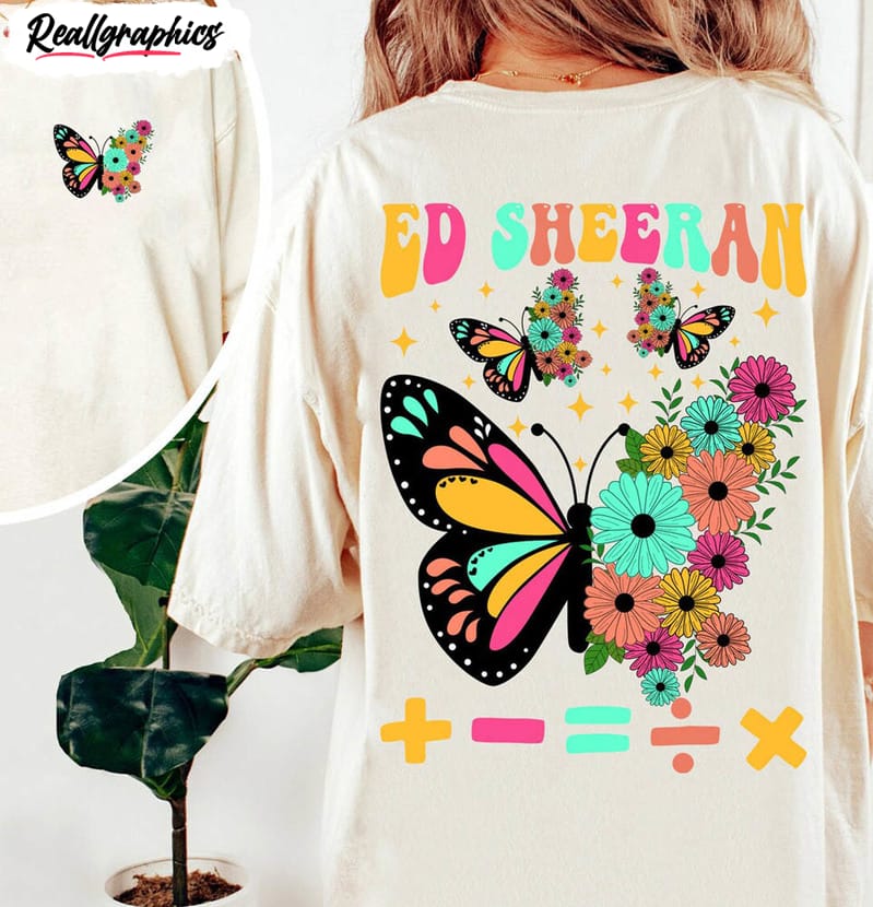 butterfly equals tour shirt, the mathematics world tour shirt