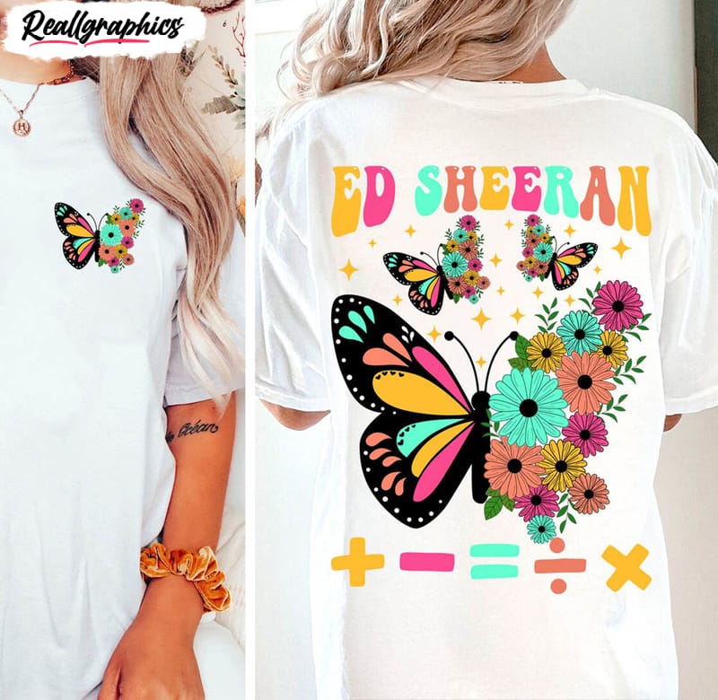 butterfly equals tour shirt, the mathematics world tour shirt