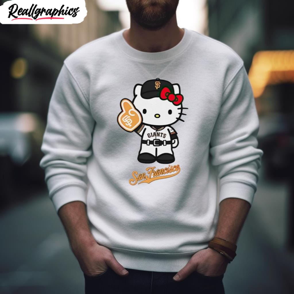 Cute Hello Kitty Giants T Shirt, Cheap Baseball Team San Francisco