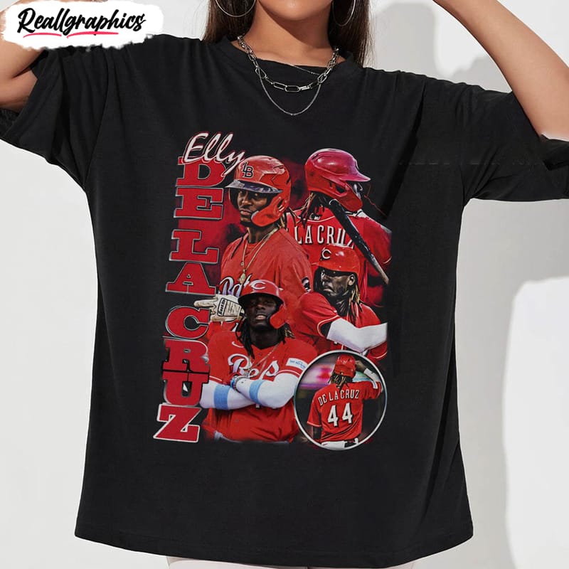 Elly De La Cruz Vintage Shirt, Trendy Baseball Sweatshirt - Reallgraphics