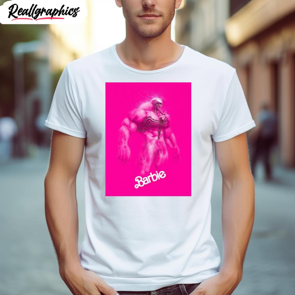 pink venom barbie style by bosslogic funny t shirt