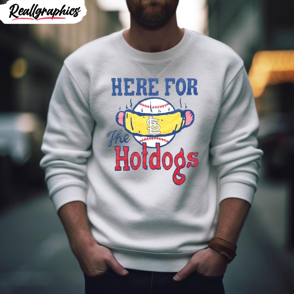 st. louis cardinals here for the hotdogs shirt 2 eykxwc