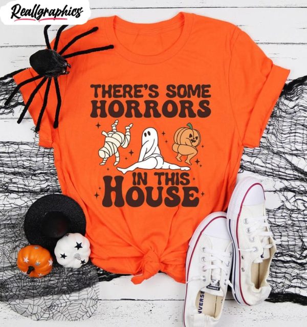 theres some horrors in this house cute shirt halloween pumpkin tee 1 rmvpmi