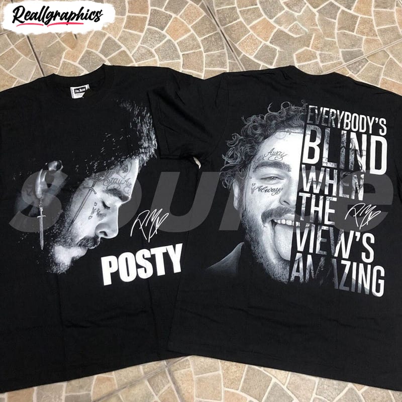 vintage post malone 2023 shirt, rapper post malone unisex shirt