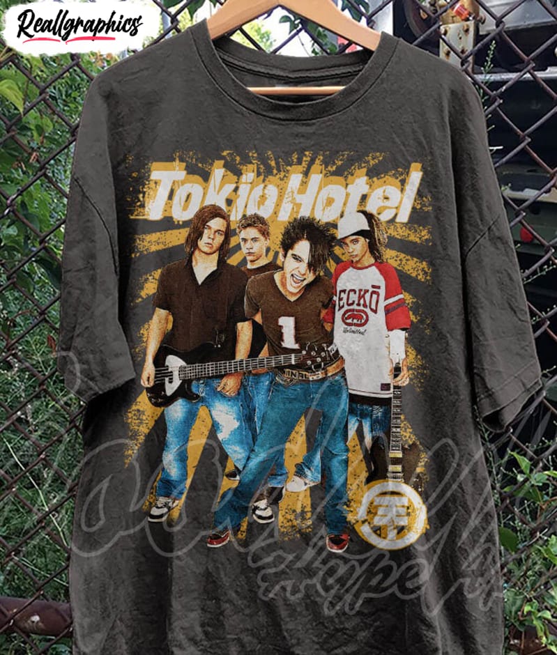 vintage tokio hotel shirt tom kaulitz rock band unisex t shirt unisex hoodie 2 t2ioth