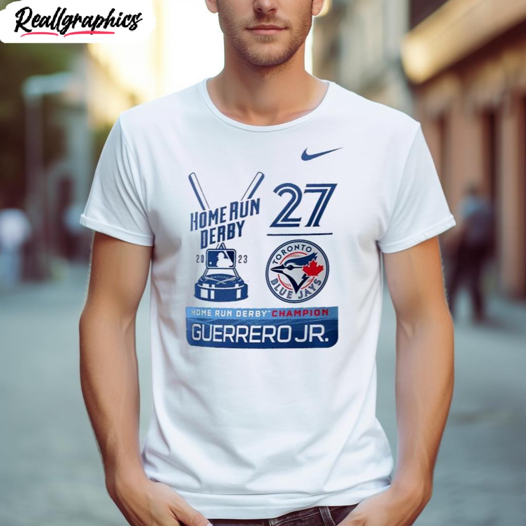 Vladimir Guerrero Jr. Toronto Blue Jays Nike 2023 Home Run Derby Champion  Shirt - Reallgraphics
