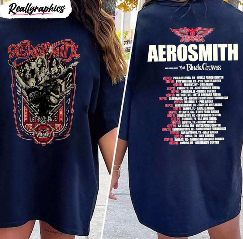 aerosmith farewell tour 2023 shirt, rock music long sleeve unisex hoodie