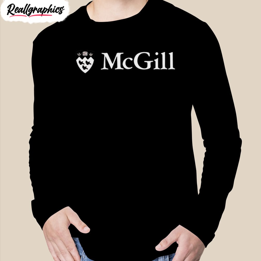 amazing mcgill logo 3 shirt