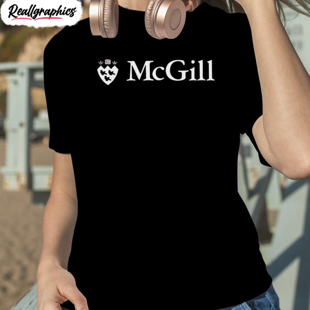 amazing mcgill logo 3 shirt