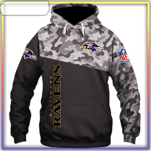 baltimore ravens military hoodies 3d shirt long sleeve new season 1 fvpl22