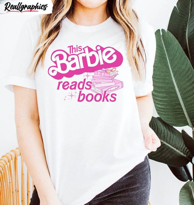 barb reading shirt, barb movie cute crewneck unisex hoodie