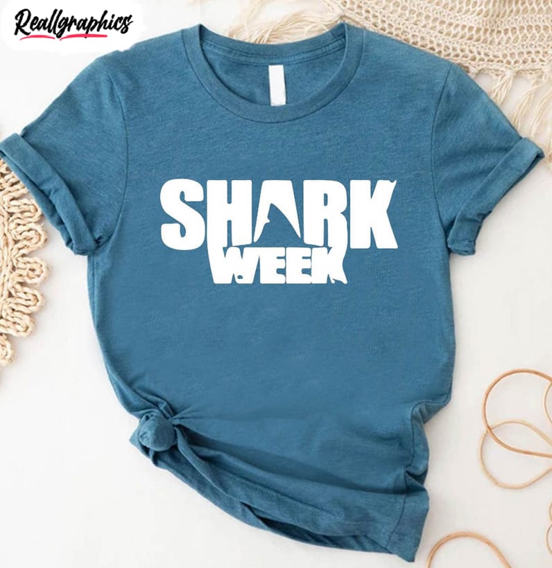 beach summer shirt, red cross shark week sweatshirt long sleeve