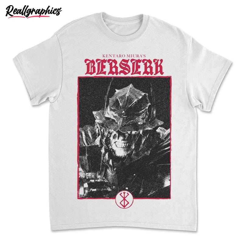 berserk guts manga anime short sleeve unisex t-shirt