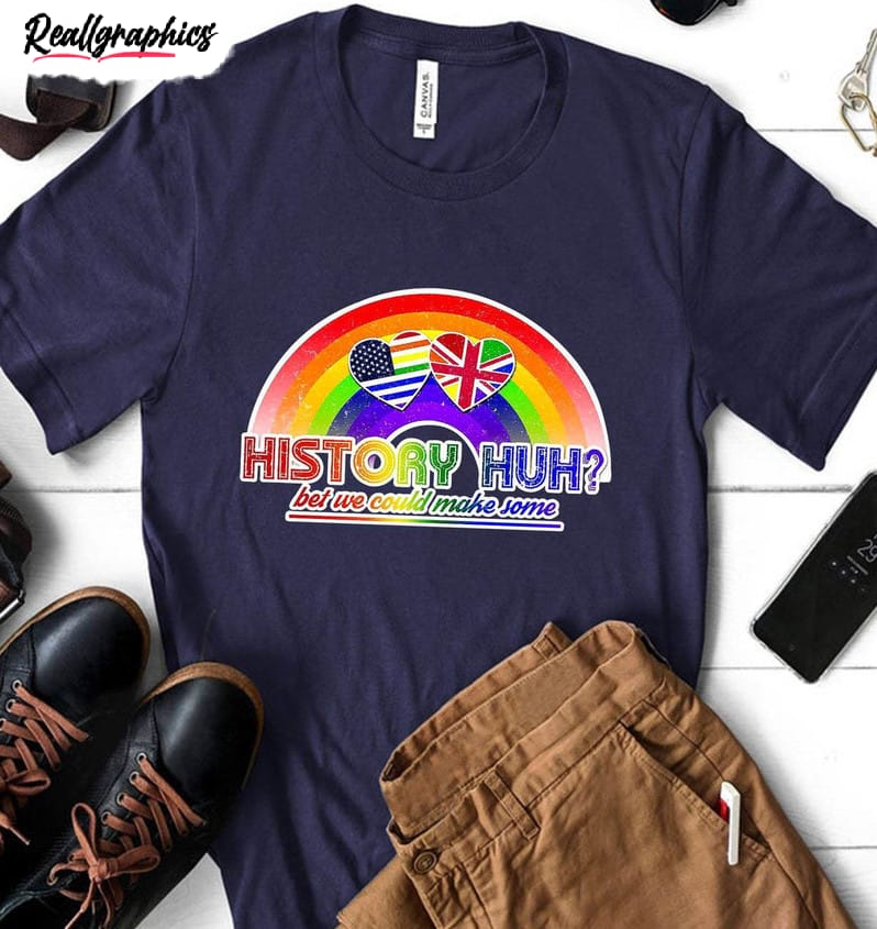 casey mcquiston lgbtq shirt, trendy history huh unisex shirt