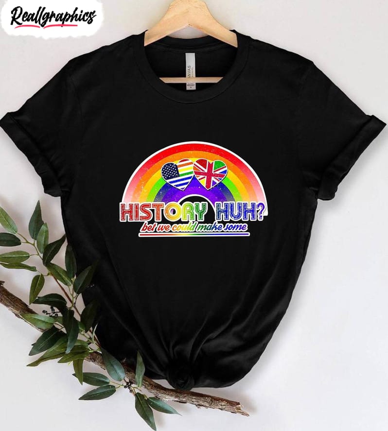 casey mcquiston lgbtq shirt, trendy history huh unisex shirt