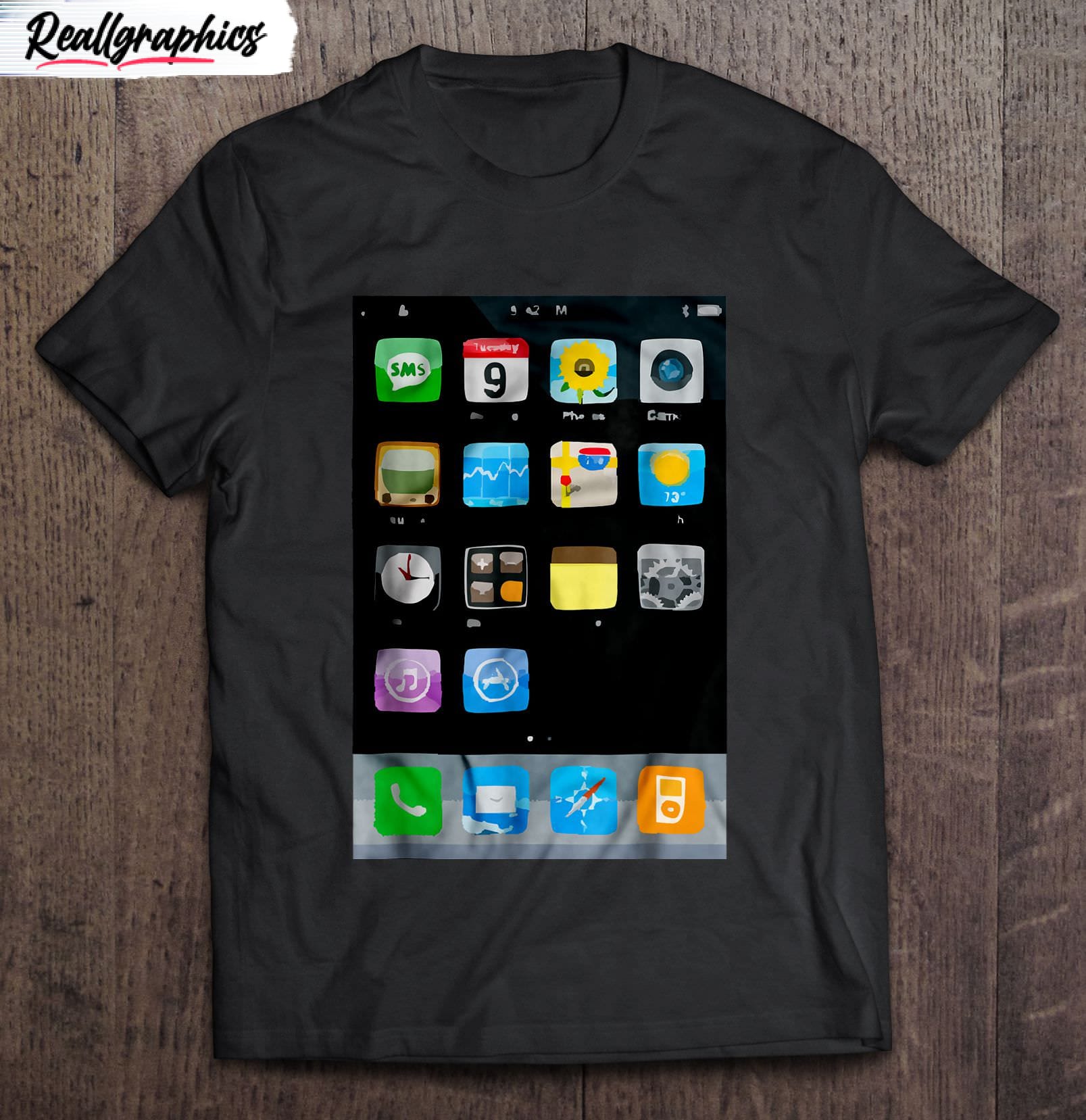 cell phone smartphone halloween costume shirt