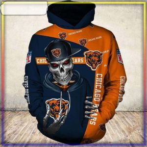 Sports Team Nfl Chicago Bears No670 Pullover 3D Hoodie