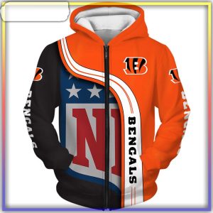 cincinnati bengals 3d hoodie pullover shirt nfl for fans 1 h7qfis