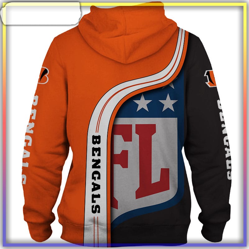 Cincinnati Bengals 3D Hoodie Sweatshirt