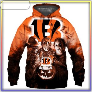 Dallas Cowboys Football 3D Halloween Hoodie Horror Night Nfl 3D