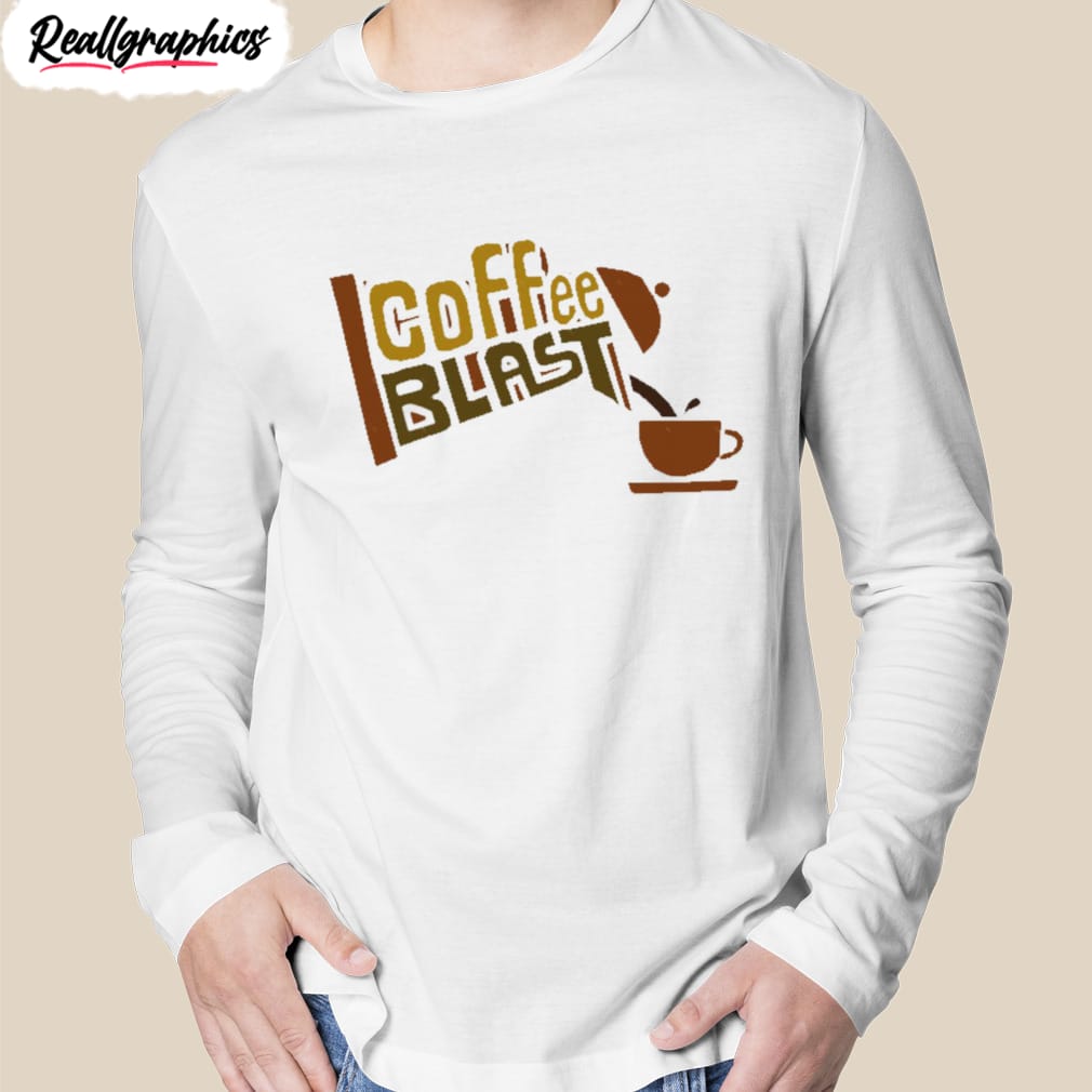 coffee blast logo shirt