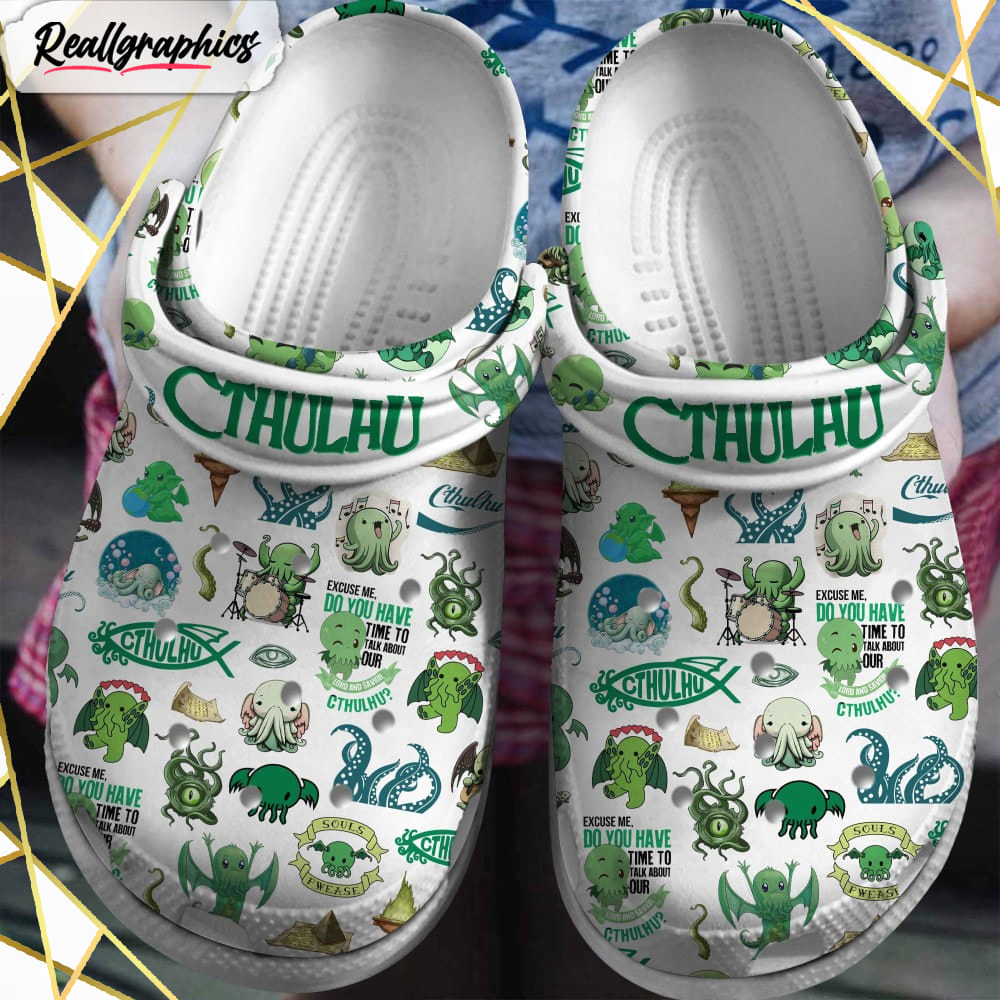 cthulhu cartoon crocs shoes