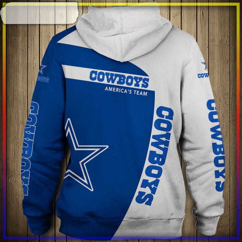 Dallas Cowboys Football Camo 3D Hoodie All Over Print Dallas Cowboys Gifts  For Men - T-shirts Low Price