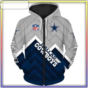 Dallas Cowboys Hoodie 3D Halloween Horror Night Gift For Fans -  Reallgraphics