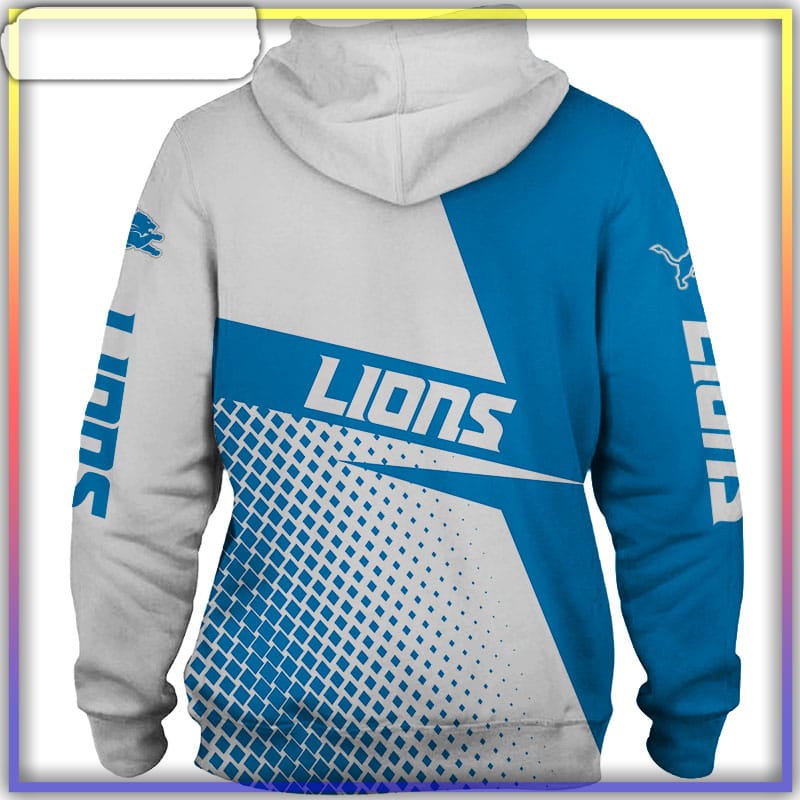 white detroit lions hoodie