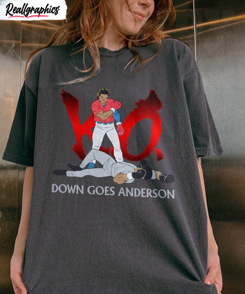 Down goes Anderson shirt: All you need to know about latest MLB apparel