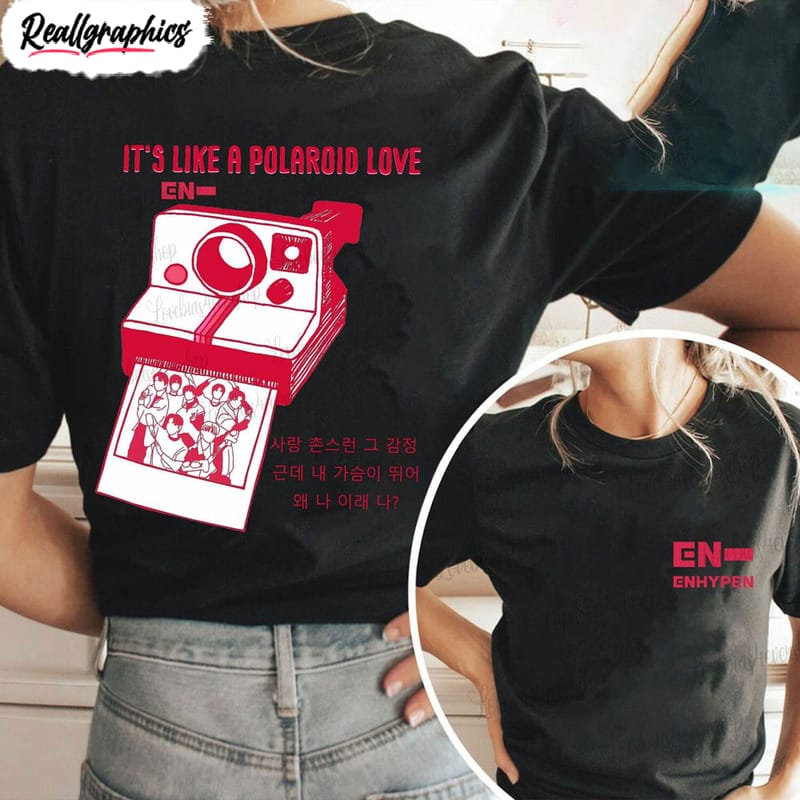 Enhypen Shirt Enhypen T Shirt Enhypen Polaroid Love Enhypen 