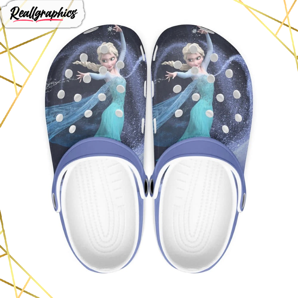 frozen elsa cartoon crocs