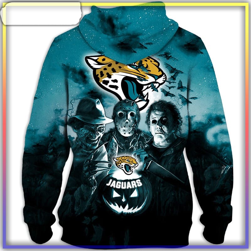 NFL Jacksonville Jaguars Blue Hoodie, Zip Hoodie 3D All Over Print For Fans