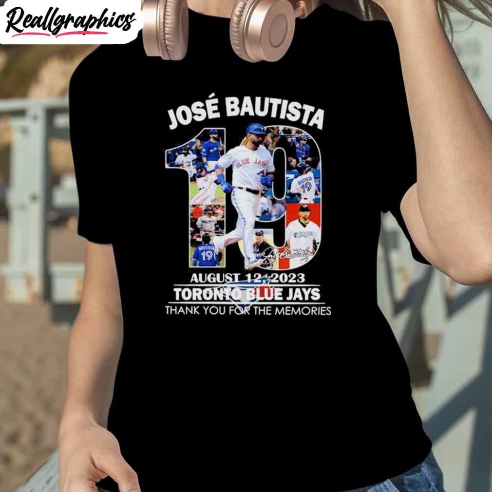 Buy Official jose Bautista 19 August 12 2023 Toronto Blue Jays