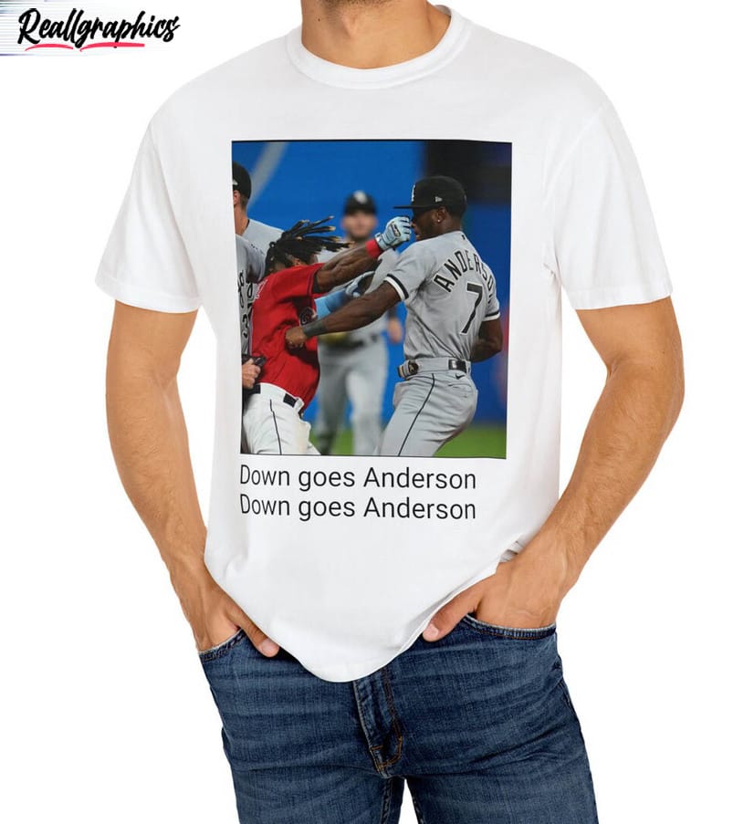 Jose Ramirez Vs Anderson Ramirez Shirt, Down Goes Anderson Unisex Hoodie  Tee Tops - Reallgraphics