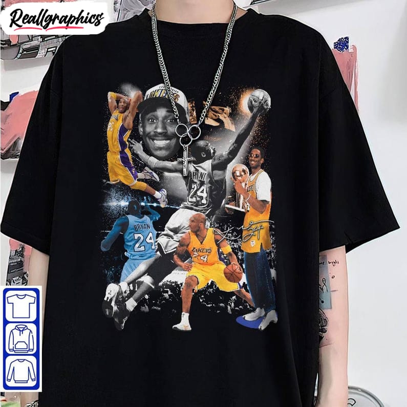 Kobe bryant 90s style vintage tee t-shirt