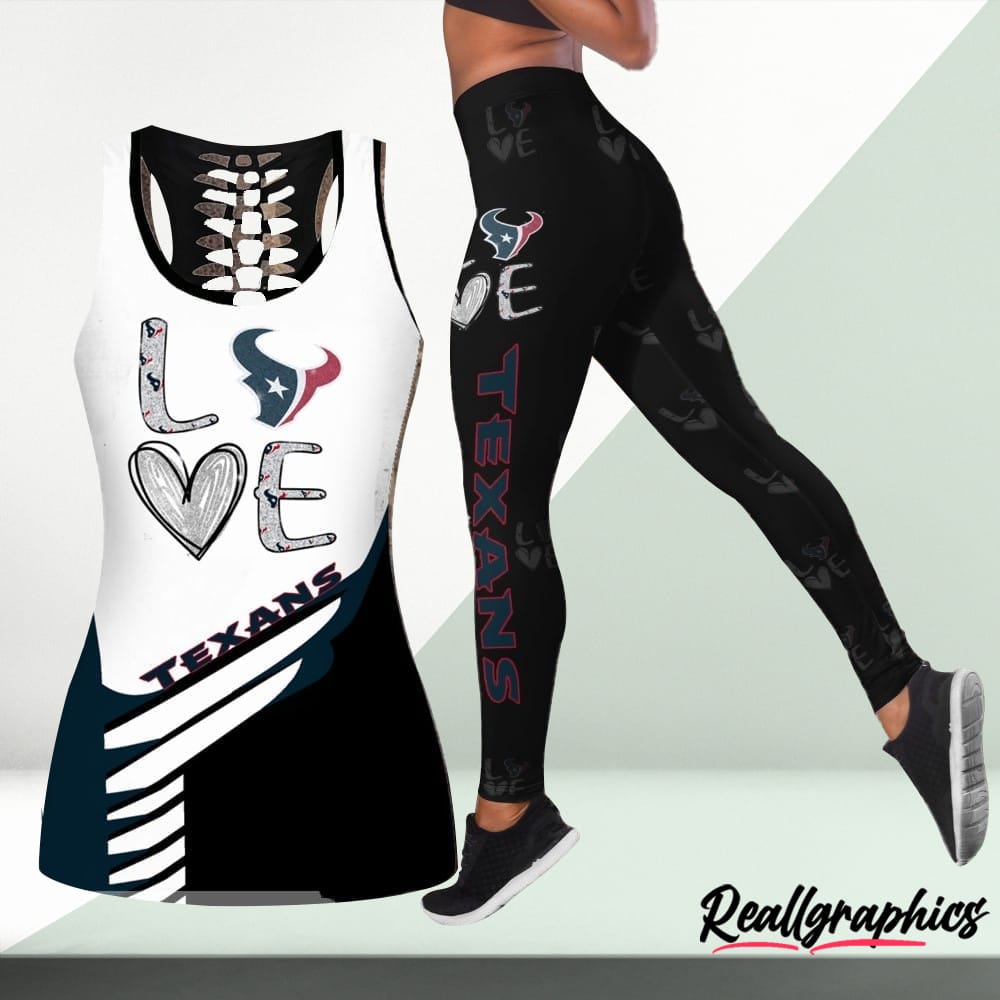 Combo Dallas Cowboys Love Hollow Tanktop Leggings –