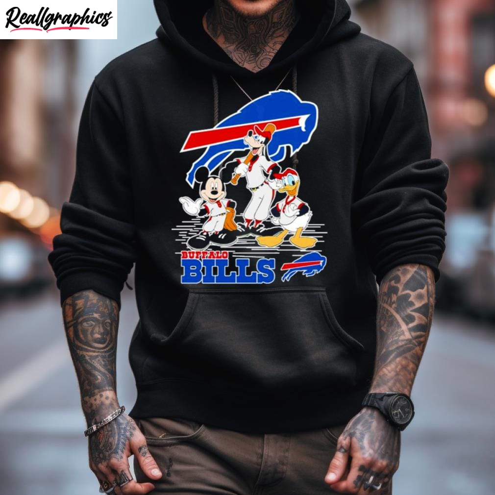 Buffalo Bills Mickey Mouse Personalized Baseball Jersey Shirt - USALast