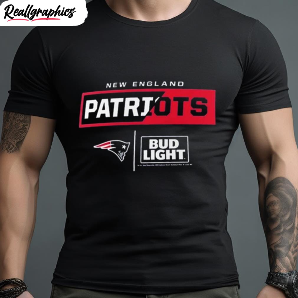 Official New England Patriots Fanatics Branded Nfl X Bud Light