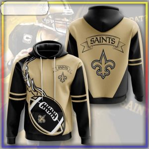 New Orleans Saints Hoodie 3D Halloween Horror Night Gift For Fans -  Reallgraphics